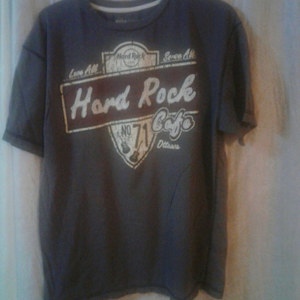 Men's hard rock cafe Ottawa  short sleeve t shirt